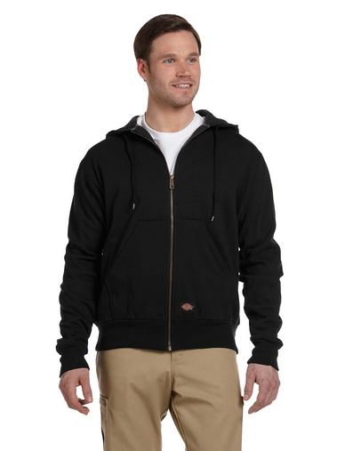 Custom Embroidered  Dickies Men's Thermal-Lined Fleece Hooded Jacket - TW382 