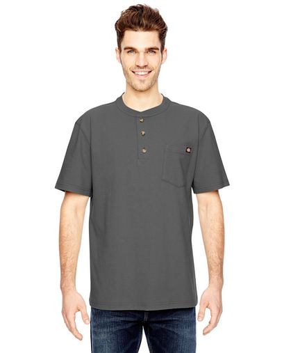 Custom Logo  Dickies Men's Heavyweight Work Henley - WS451 